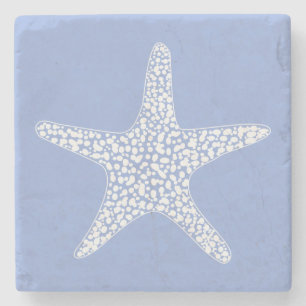 Posavasos De Piedra Playa Starfish diseño náutico de verano