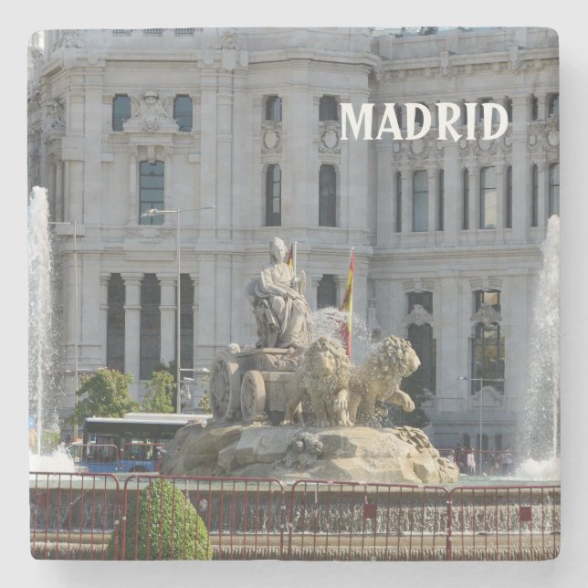 Posavasos De Piedra Plaza de Cibeles, Madrid (Anverso)