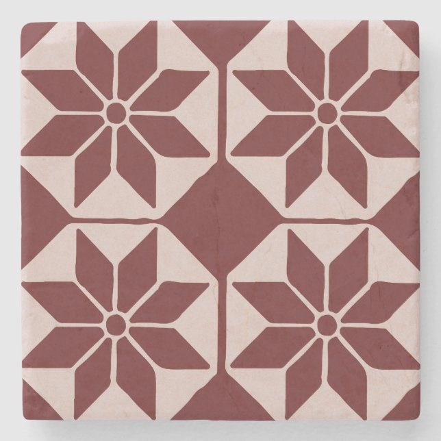 Posavasos De Piedra poinsettia (Anverso)
