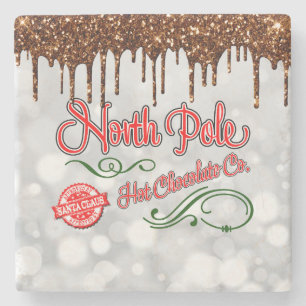 Posavasos De Piedra Polo Norte Chocolate caliente