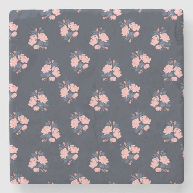 Posavasos De Piedra Poppy Flower (Anverso)