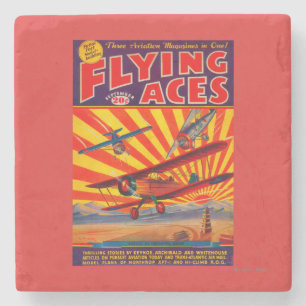Posavasos De Piedra Portada de revista de los as de vuelo