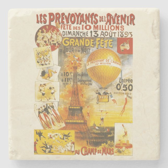 Posavasos De Piedra Poster de la Feria Antigua Grand Fete (Anverso)