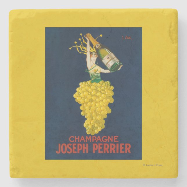 Posavasos De Piedra Poster promocional de José Perrier Champán (Anverso)