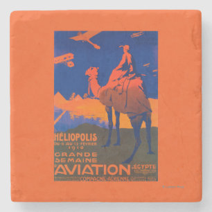 Posavasos De Piedra Poster promocional de la línea aérea francesa