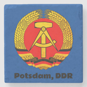 Posavasos De Piedra Potsdam, RDA de la República Democrática Alemana
