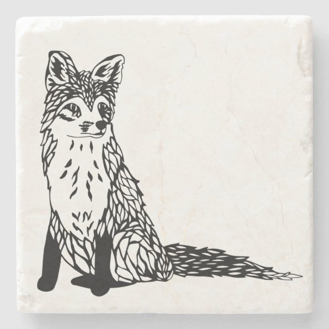 Posavasos De Piedra Práctico de costa astuto (Anverso)