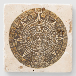 Posavasos De Piedra Práctico de costa azteca de la piedra del