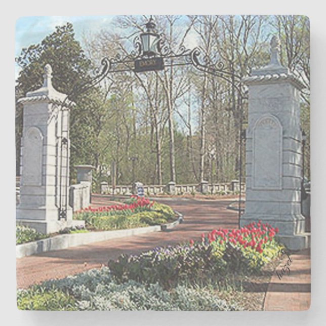 Posavasos De Piedra Práctico de costa de la entrada (Anverso)