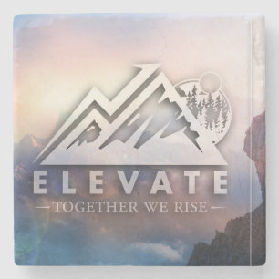 Posavasos De Piedra Práctico de costa de mármol adaptable - añada s