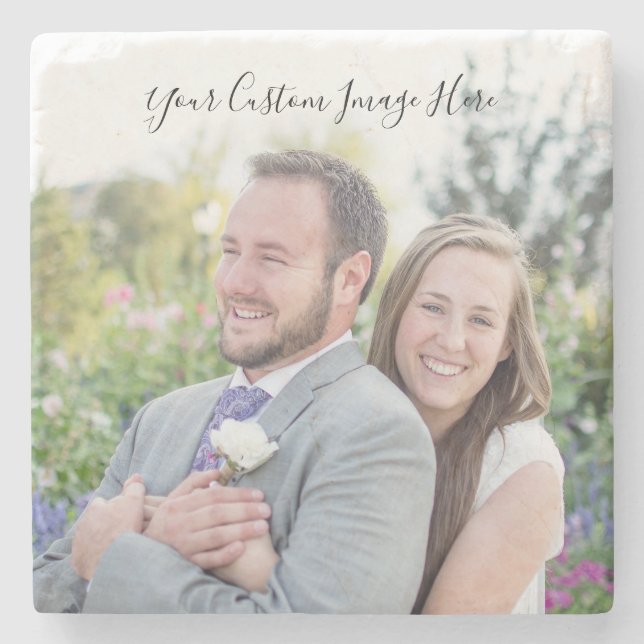 Posavasos De Piedra Práctico de costa de mármol de encargo (Anverso)