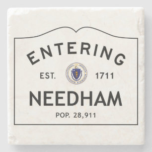 Posavasos De Piedra Práctico de costa de mármol de la piedra del