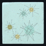 Posavasos De Piedra Práctico de costa de piedra atómico azul de<br><div class="desc">El modelo de piedra atómico icónico azul del práctico de costa de Starbursts del huevo de este petirrojo ofrece starbursts atómicos icónicos. ¡Eso correcto! La escuela vieja, fondo coloreado azul del huevo del petirrojo con los puntos del oro es el contexto perfecto para la turquesa vibrante, el apio calmante, y...</div>