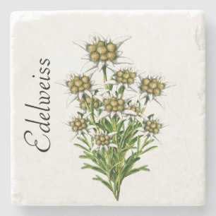 Posavasos De Piedra Práctico de costa de piedra de Edelweiss