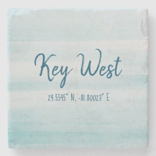 Posavasos De Piedra Práctico de costa de piedra de Key West