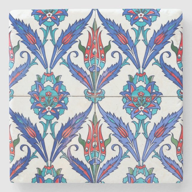 Posavasos De Piedra práctico de costa de piedra de los tulipanes (Anverso)