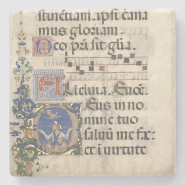 Posavasos De Piedra práctico de costa del arte del manuscrito de la (Anverso)