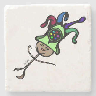 Posavasos De Piedra Práctico de costa del bufón