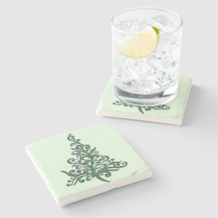Posavasos De Piedra Práctico de costa - piedra - árbol Flourishing