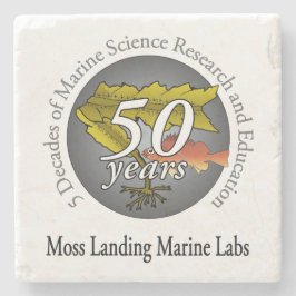 Posavasos De Piedra Práctico de costa (piedra de mármol): Ich/Phycol