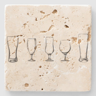 Posavasos De Piedra Prácticos de costa de la barra