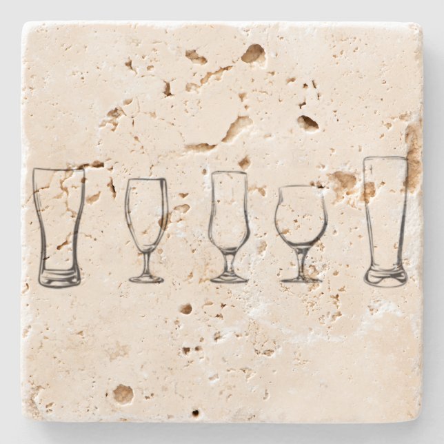 Posavasos De Piedra Prácticos de costa de la barra (Anverso)