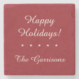 Posavasos De Piedra Prácticos de costa de piedra de los días de fiesta