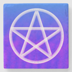 Posavasos De Piedra Prácticos de costa del Pentagram