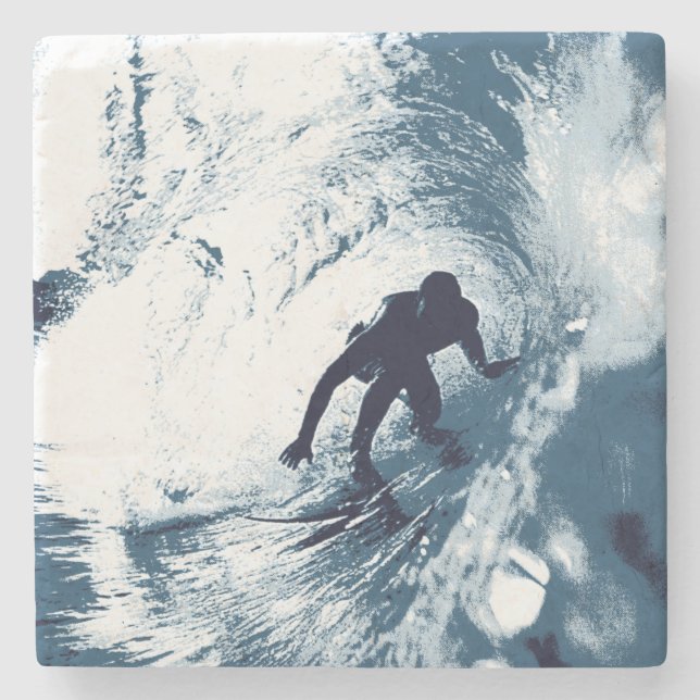 Posavasos De Piedra Prácticos de costa hawaianos de la barra de Tiki (Anverso)