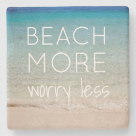 Posavasos De Piedra Prácticos de costa temáticos de la playa con la