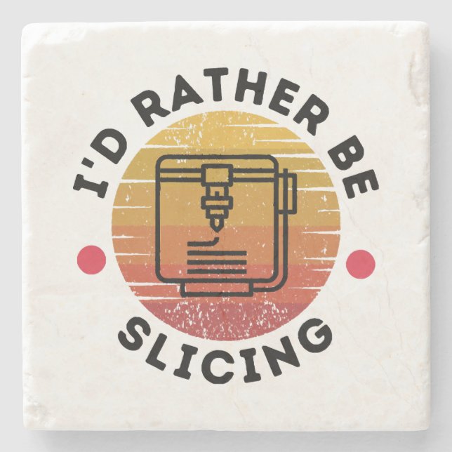 Posavasos De Piedra Preferiría Cortar (Anverso)