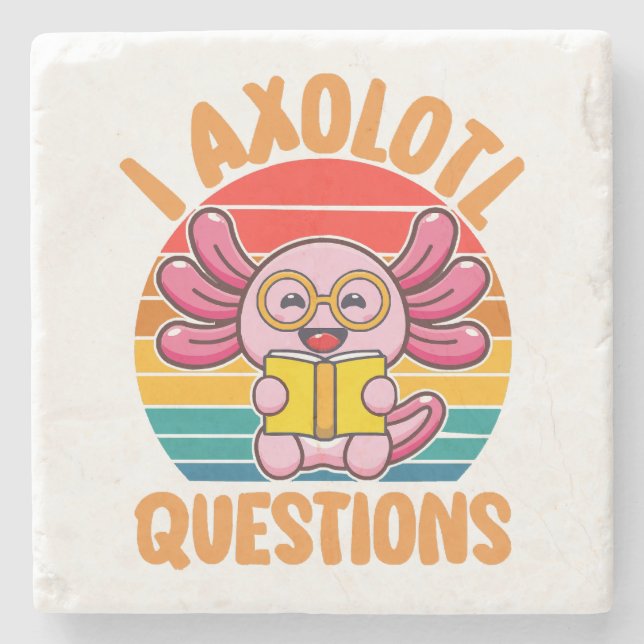 Posavasos De Piedra Preguntas de Ajolote (Anverso)