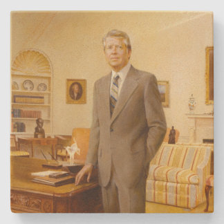 Posavasos De Piedra Presidente americano James Earl Carter Oficina Ova