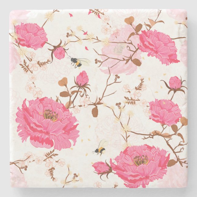 Posavasos De Piedra primavera (Anverso)