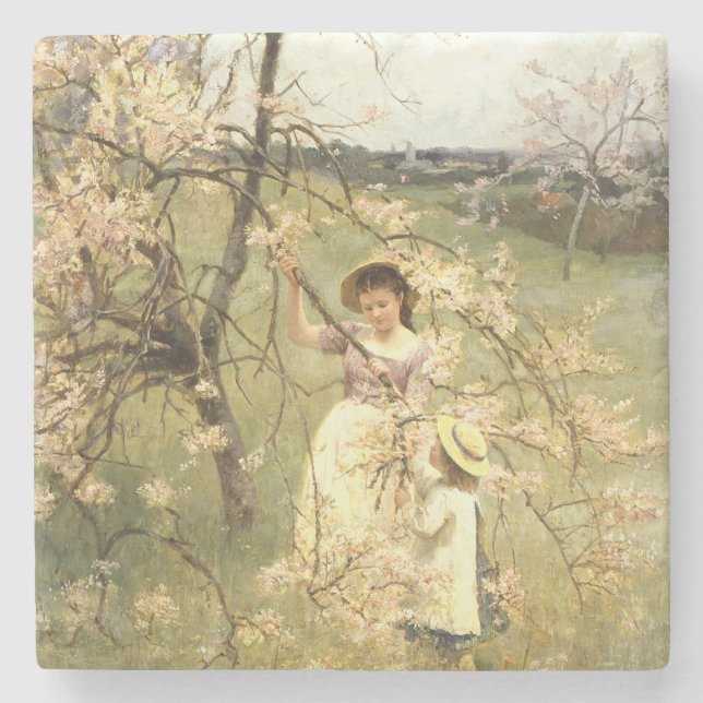 Posavasos De Piedra Primavera, c.1880 (Anverso)