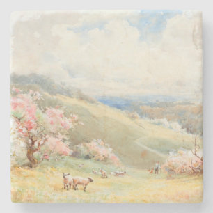 Posavasos De Piedra Primavera de cosecha de Joseph Rubens Powell