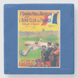 Posavasos De Piedra Primera aviación Grand Prix