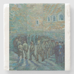 Posavasos De Piedra Prisioneros en ejercicio de 1890 por Vincent van G