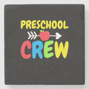 Posavasos De Piedra Profesora de equipo de enseñanza preescolar