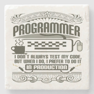 Posavasos De Piedra Programador