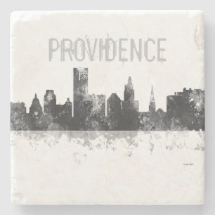 POSAVASOS DE PIEDRA PROVIDENCE, HORIZONTE DE RHODE ISLAND