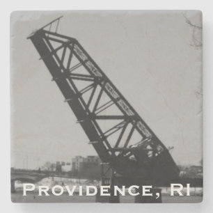 Posavasos De Piedra Providence, RI 'Stuck Up Bridge'