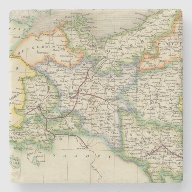 Posavasos De Piedra Prusia y Polonia (Anverso)