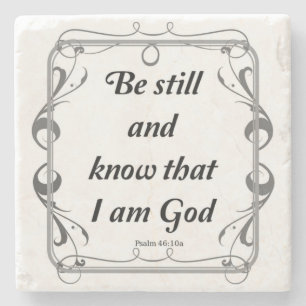 POSAVASOS DE PIEDRA PSALM 46-10