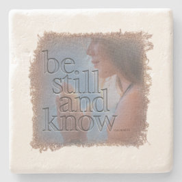 Posavasos De Piedra PSALM 46:10 - Coaster