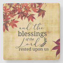 Posavasos De Piedra PSALM 90:17 Bendiciones del Señor recobradas sobre