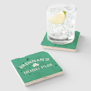 Posavasos De Piedra Pub Irlandés de Brennan