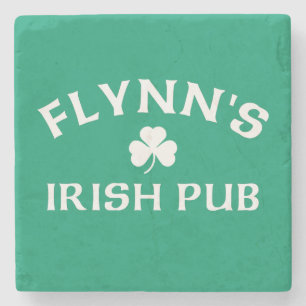 Posavasos De Piedra Pub Irlandés de Flynn