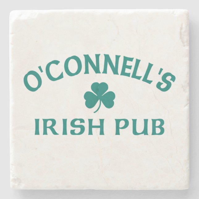 Posavasos De Piedra Pub Irlandés de O'Connell (Anverso)