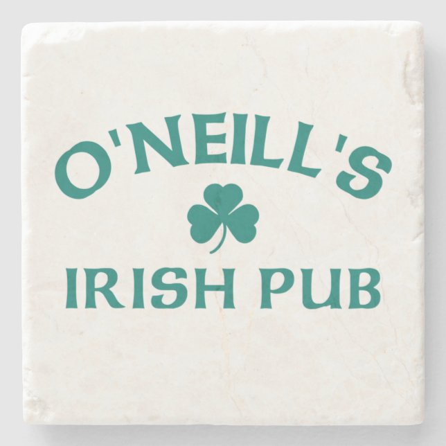 Posavasos De Piedra Pub Irlandés de O'Neill  (Anverso)